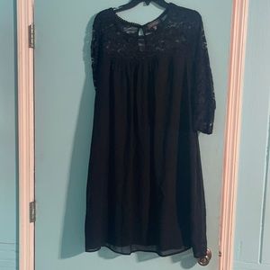 Black lace dress size 20W